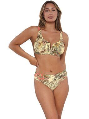 Sunsets Vienna V-Wire Top Sz 38DD and Hannah Fold-Over High-Waist Bikini Sz 14